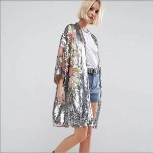 ASOS Sequin Kimono Jacket
